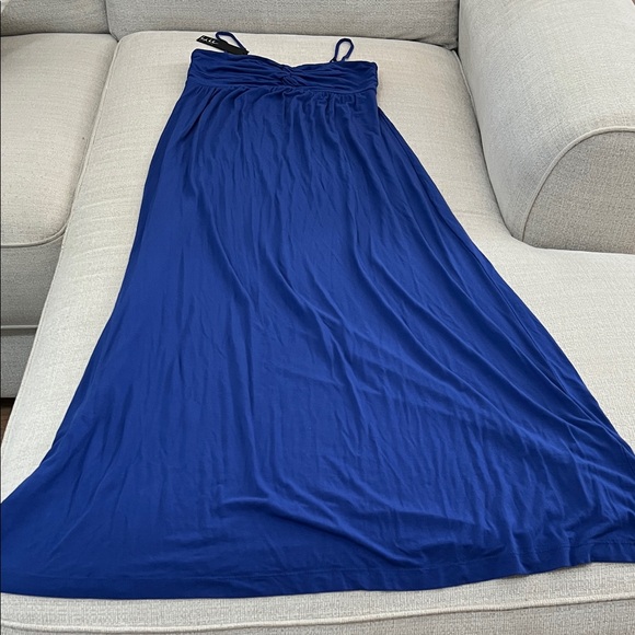 Nicole Miller Royal Blue Maxi Dress - Picture 4 of 5